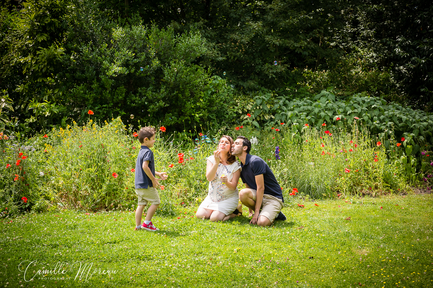 Séance famille grossesse lifestyle extérieur